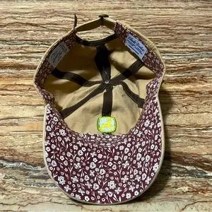 John Deere Khaki Ladies Hat with Concealed Ponytail Opening John Deere | Accessories | John Deere Khaki Ladies Hat With  main image 2
